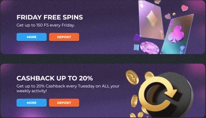 Bruno Casino Homepage